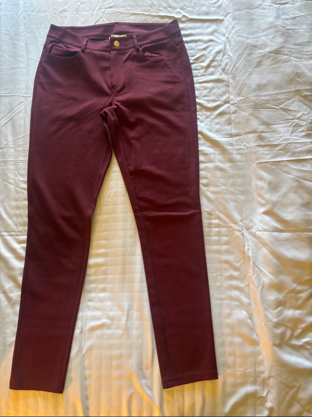 Michael Kors Women's Burgundy Leggings